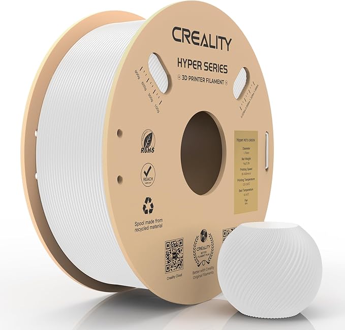 Creality PETG Filament, Hyper 1.75 mm 1 kg PETG: High-Speed 3D Printer Filament by Creality