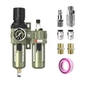 NPT 3/8" Air Regulator with Gauge, Air Compressor Water Separator with by Unknown