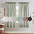 H.VERSAILTEX Linen Curtains Elegant Natural Linen Semi Sheer Curtains Energy by HVERSAILTEX