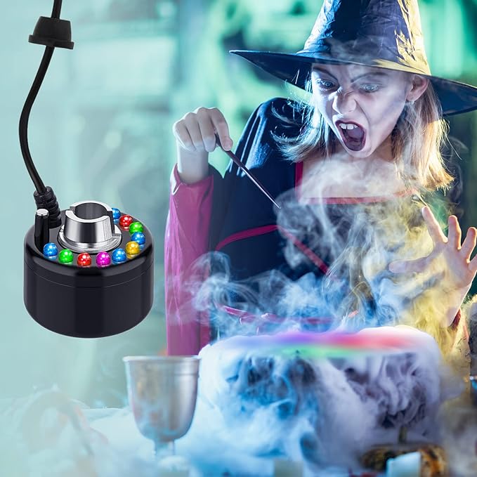 Yaomiao 4 Piece Halloween Mist Maker Fogger Small Ultrasonic Fog Machine - Image 5