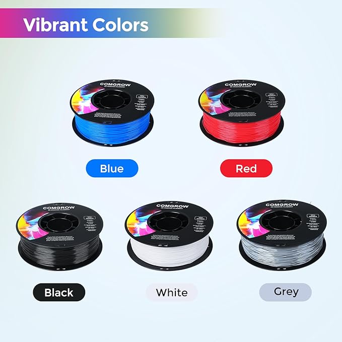 Comgrow TPU Filament 1.75, 3D Printing Filament, Flexible 3D Printer Filament - Image 6