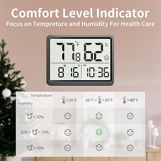 DOOMAY Room Thermometer Indoor - Image 3