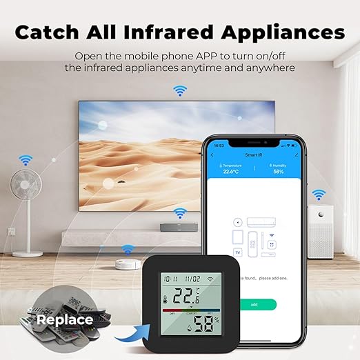 WiFi Smart IR Remote Control, 3-in-1 Smart AC Controller - Image 3