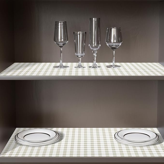 Shelf Liner for Kitchen Cabinets 12" x 240" Non-Adhesive Non-Slip Drawer Liners - Image 5