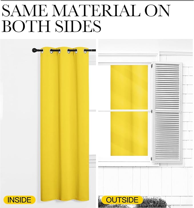 NICETOWN Patio Glass Door Curtains - Image 6
