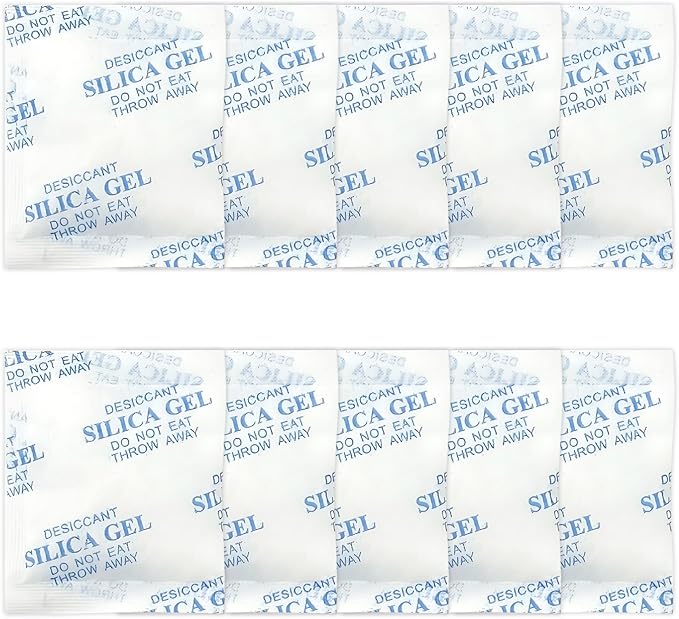 10 Pack 10g Silica Gel Desiccant Bags by Unknown