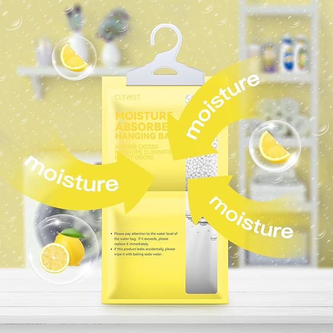 CLEVAST Moisture Absorbers Packets 10 Pack, Dehumidifier Bags - Image 7