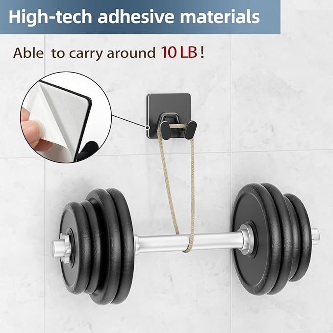 Adhesive Shower Hooks for Inside - Image 2