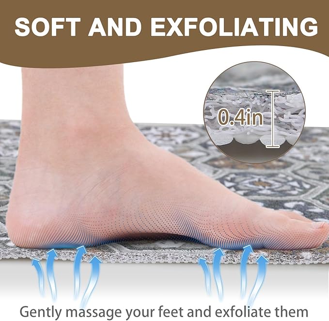 Square Shower Mat Non Slip: 32x32 Inch Extra Large Shower Mats - Image 4