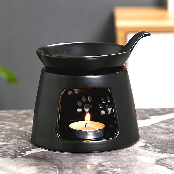 Ceramic Essential Oil Burner, BAOBYAO Wax Melt Burners Humidifier Yoga by Unknown