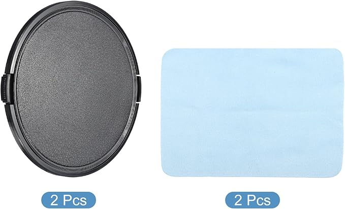 PATIKIL Camera Lens Cap, 2 Pack Sides Pinch Front Lens Cover - Image 3