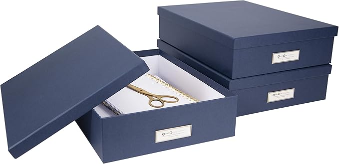 Bigso Oskar Fiberboard Label Frame Document Letter Box - Image 5