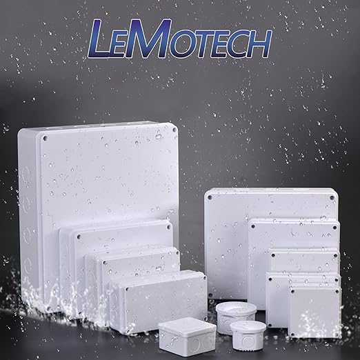LeMotech Junction Box, Electrical Box IP65 Water Resistant Dustproof ABS - Image 9