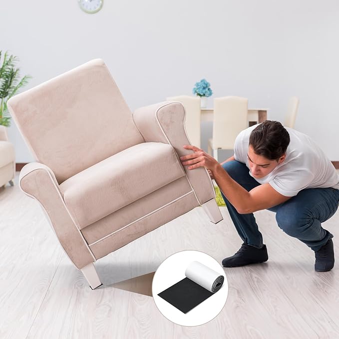 Large Felt Furniture Pads 5 x 60 Inch Non Slip Self Adhesive Heavy Duty - Image 7