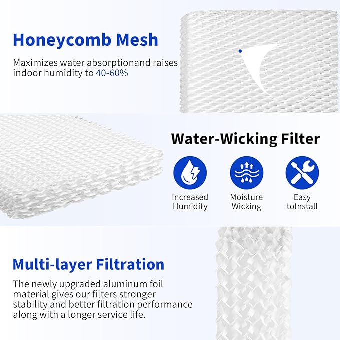 MD1-0034 Humidifier Wicks Filters Replacement, Compatible - Image 5