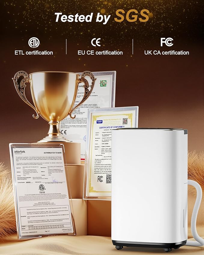 3000 Sq. Ft. Dehumidifier for Basement, 30 Pint Quiet Dehumidifiers for Home - Image 8
