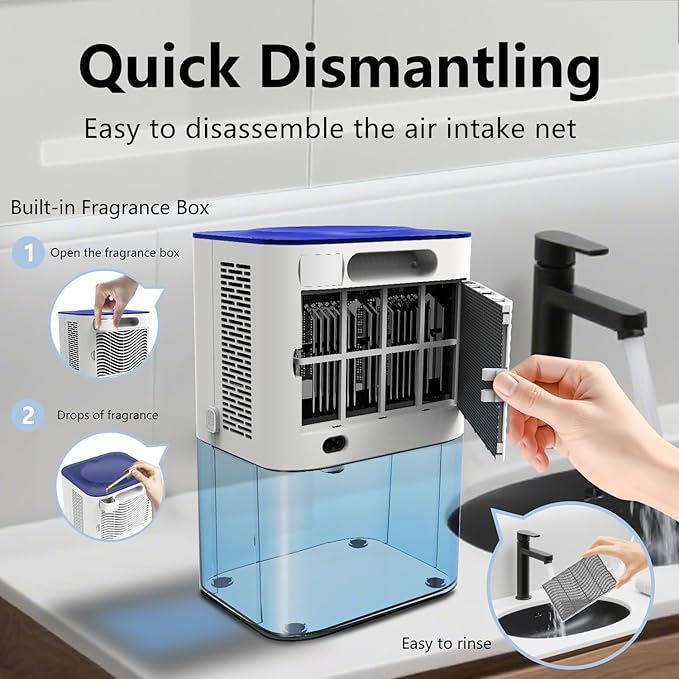 Dehumidifier, MTOX 3L/105 oz Small Dehumidifiers - Image 8