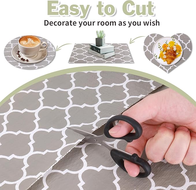 Drawer and Shelf Liner for Kitchen Cabinet: 23.6 in X 30 Ft Non Slip Waterproof - Image 4