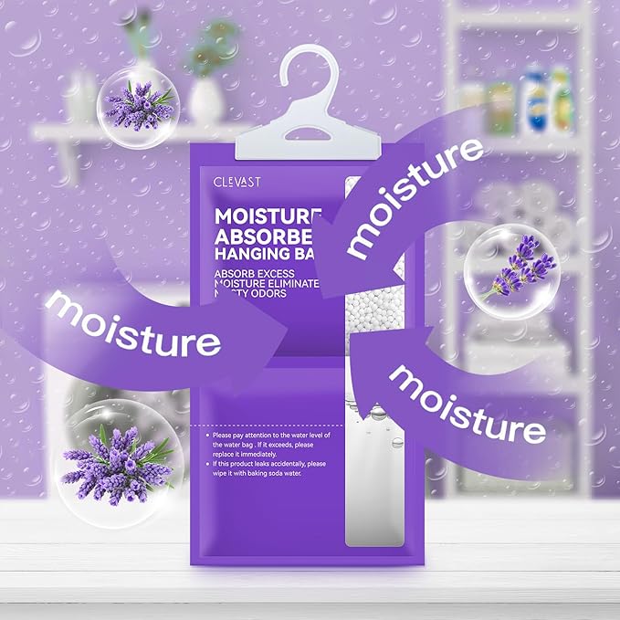 CLEVAST Moisture Absorbers Packets 10 Pack, Dehumidifier Bags - Image 5