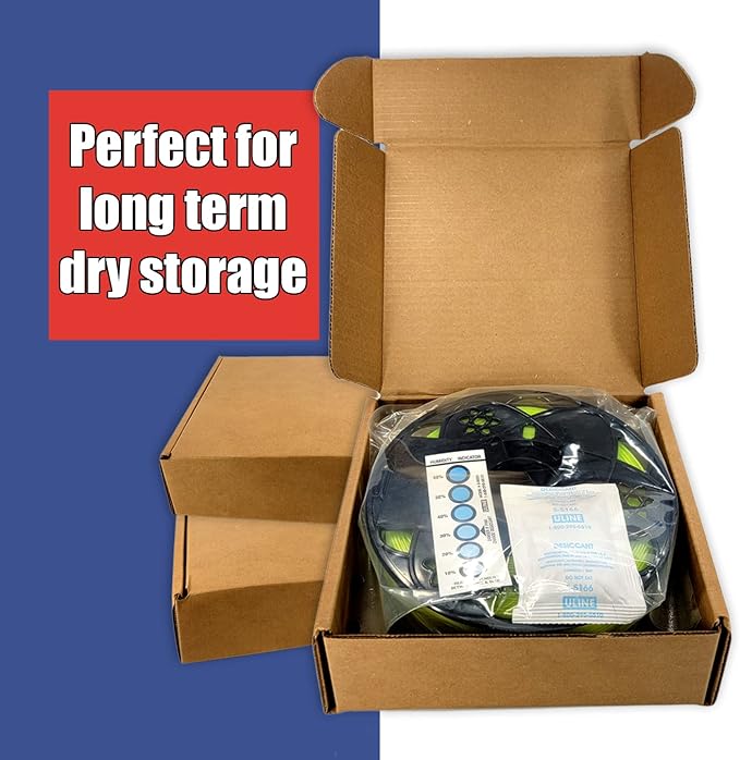 3D Printer Filament Storage Kit Includes: 5 Resealable Nylon/LDPE Gusseted - Image 6