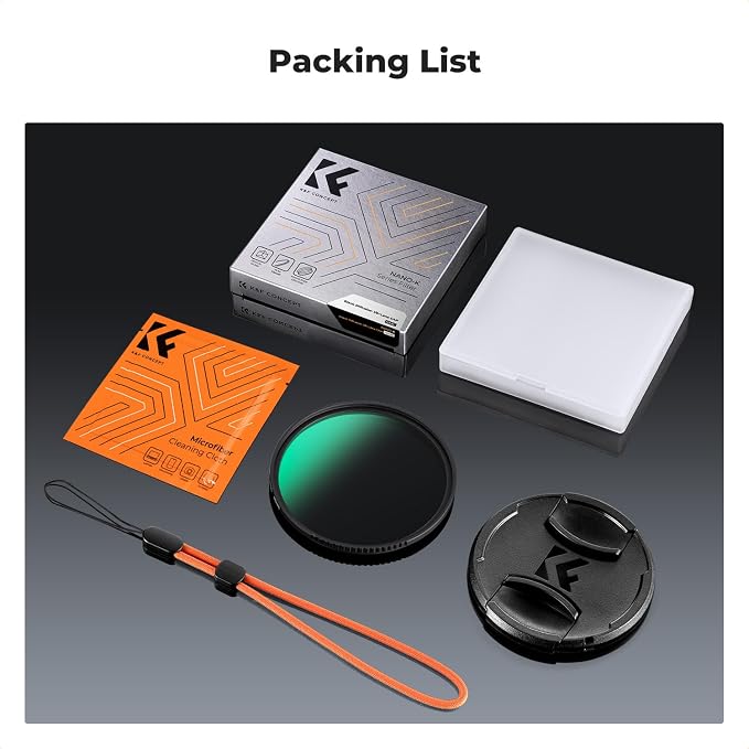 K&F CONCEPT 67mm Black Diffusion 1/8 Filter + Lens Cap, Mist Cinematic Effect - Image 6