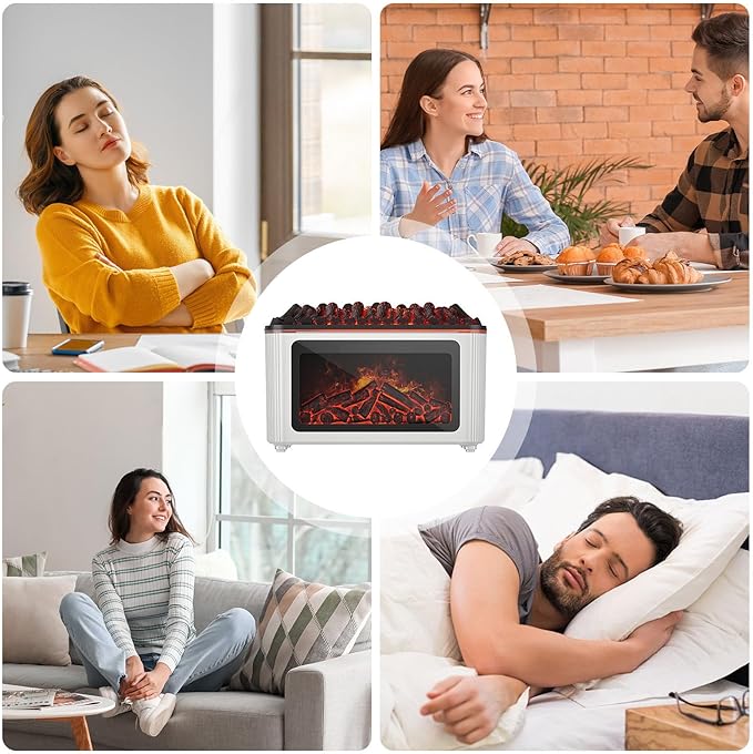 Fireplace Diffuser - 160ml Ultrasonic Quiet Home Decor - Image 5
