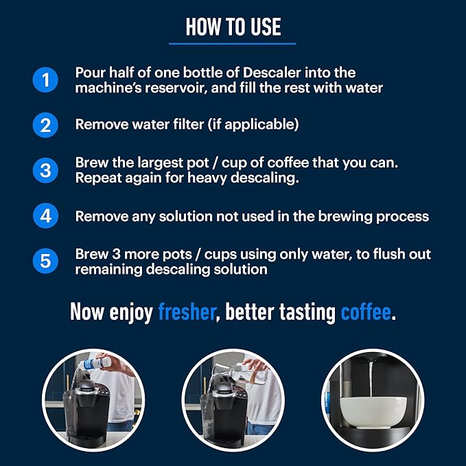 Descaling Solution Coffee Machine Descaler Cleaner | Compatible - Image 7