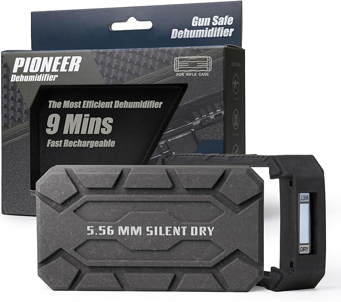 Pioneer Silent Dry Cordless Gun Safe Dehumidifier – Reusable Mini Dryer by SDSILENTDRY