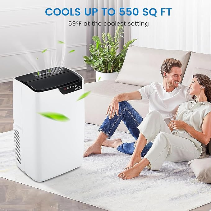 12, 000 BTU Portable AC Units for Rooms, 3-In-1 Portable Air Conditioner Up to - Image 4