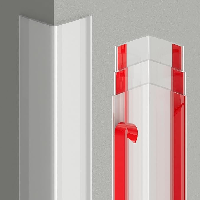 Clear Corner Guards for Walls, Corner Guard for Edge Protect, Plastic Corner by AGHITG