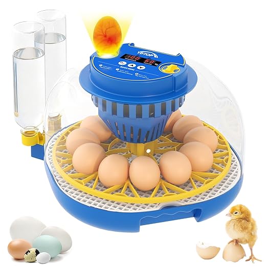 Chicken Egg Incubators for Hatching Eggs, 12 Egg Incubator by LoveAllYourLittleOnes
