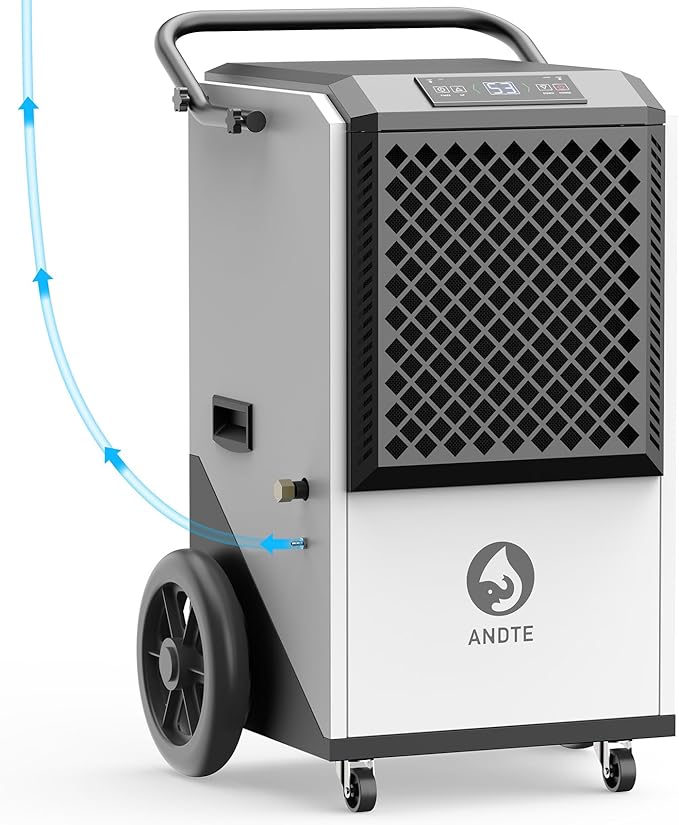 250 Pint Commercial Dehumidifier by ANDTE