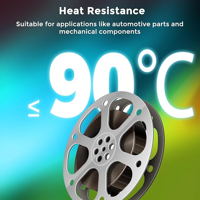 Comgrow ABS 3D Printer Filament, Heat Resistant, 1.75mm Diameter, 1lb Weight - Image 4