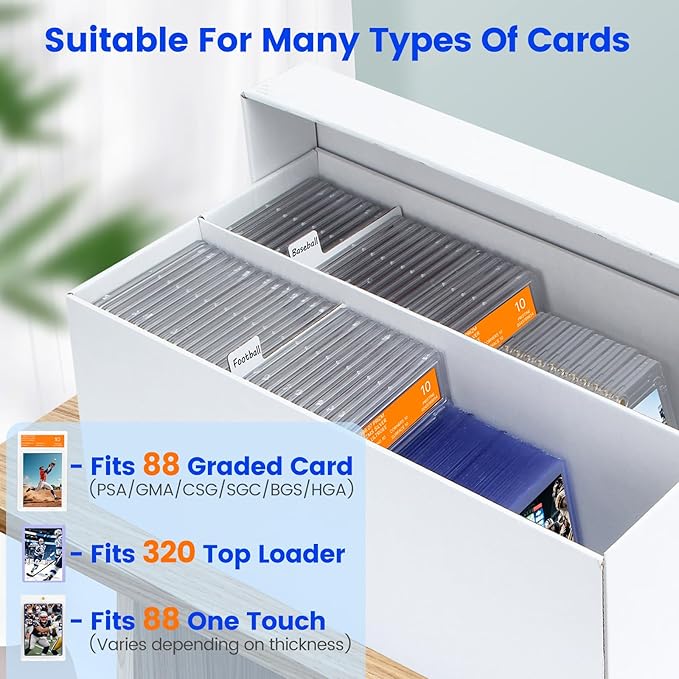Pulchra 2 Pack Trading Graded Card Storage Box - Image 3
