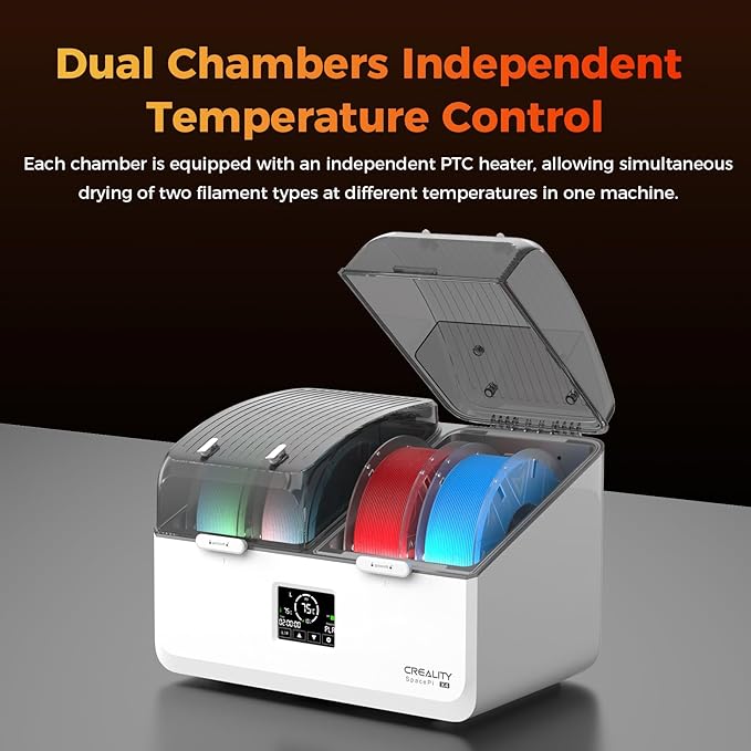 Creality Filament Dryer Box 4 Spool, SpacePi X4L 3D Printer Filament Storage Box - Image 4
