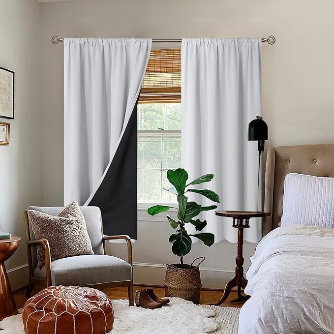 BGment 100% Blackout Curtains 63 Inch Length - Image 2