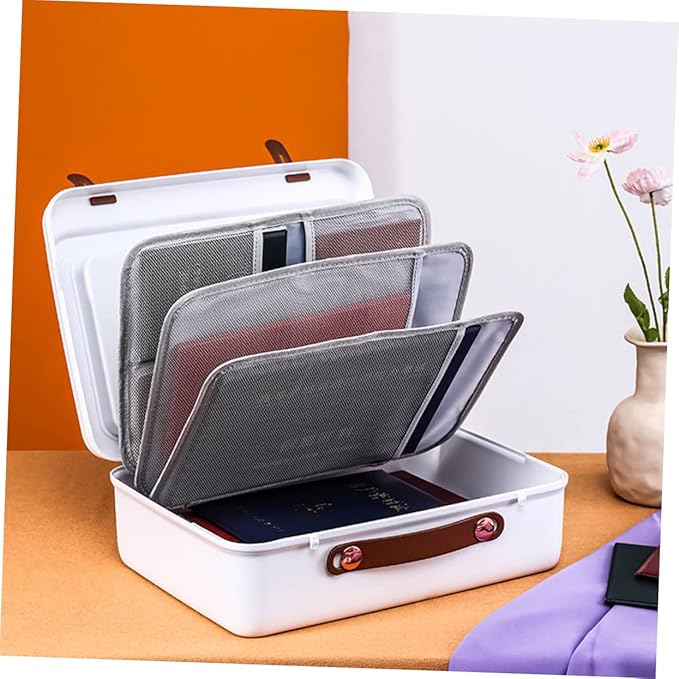 Portable Document Organizer Bag Capacity Storage Case - Image 2