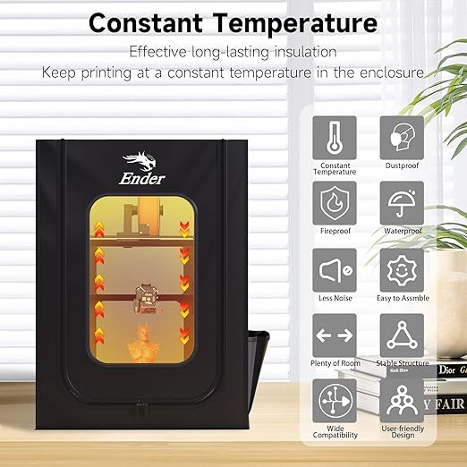 Creality Official 3D Printer Enclosure, Constant Temperature Protective Cover - Image 2