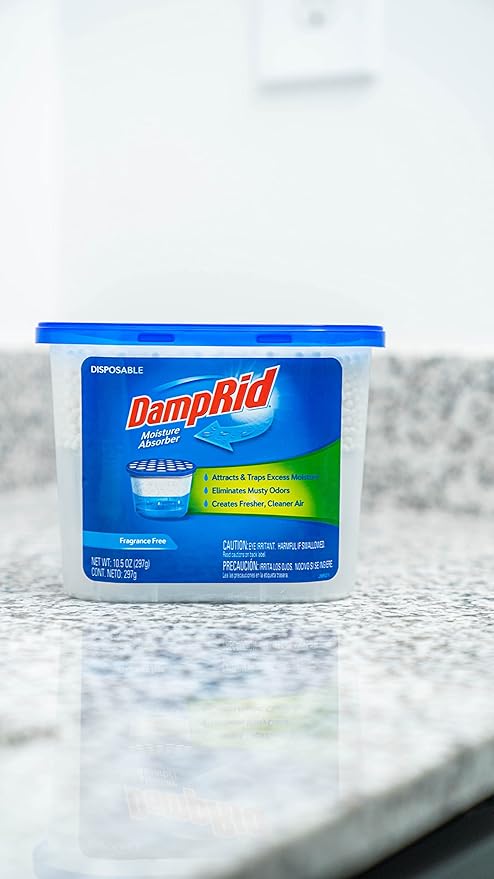 DampRid Fresh Scent Disposable Moisture Absorber, 10.5 oz., 3 Pack – Attracts & - Image 7