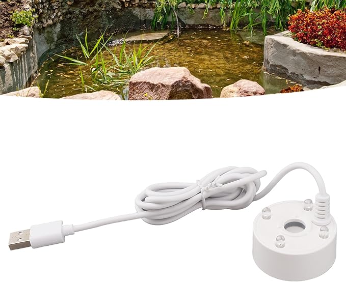 Ultrasonic Mist Maker Fogger, Water Fountain Pond Fog Machine Atomizer Air - Image 7