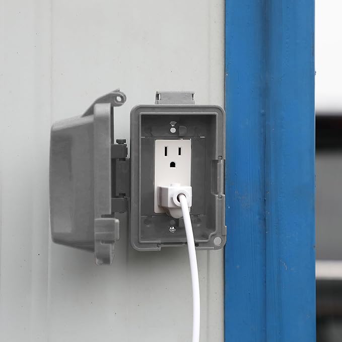Bates- Weatherproof Electrical Outlet Cover, Outdoor Plug Cover - Image 9