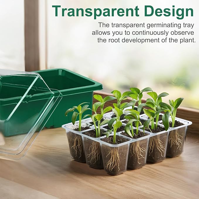 10 Pack Seed Starter Tray Seed Starter Kit - Image 5