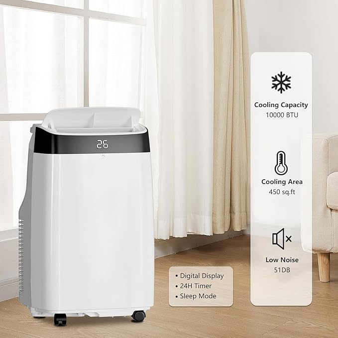 GAOMON 10, 000 BTU Portable Air Conditioner - Image 2