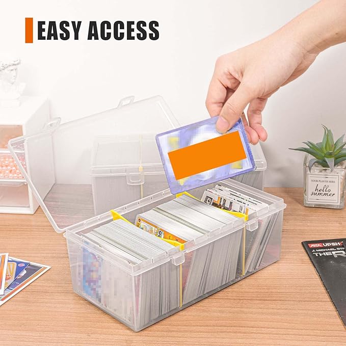 400 Count Plastic Trading Card Storage Box - Image 4