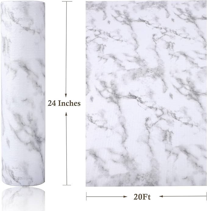 Shelf Liner for Kitchen Cabinets 24 Inch Wide X 20 Ft Non-Slip Cabinet Liner - Image 2