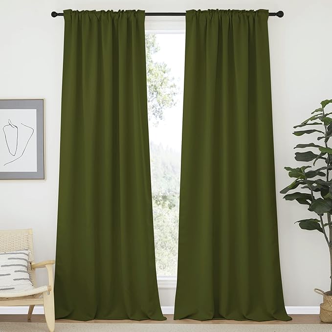NICETOWN Bedroom Blackout Curtain Panels - Image 2
