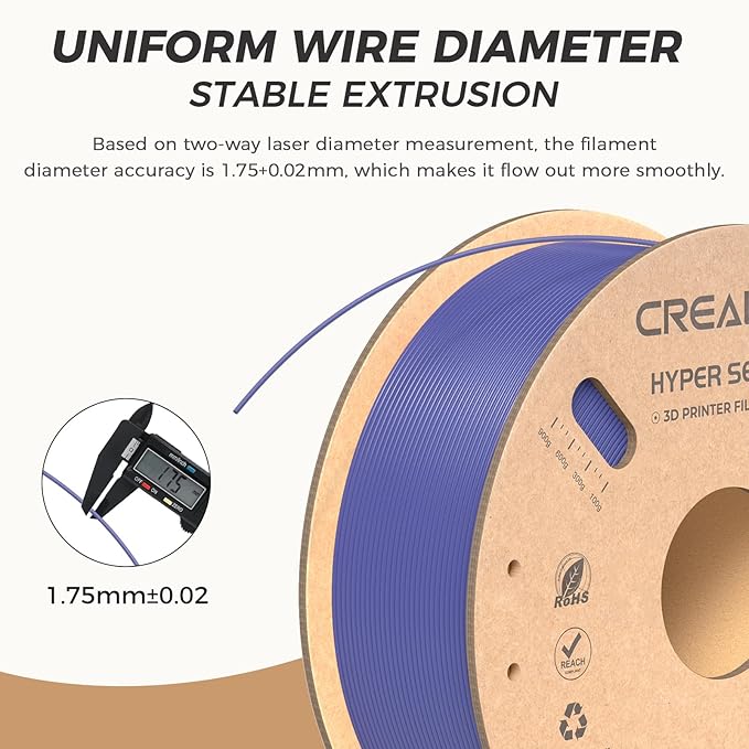 Official Creality Hyper PLA Filament 1.75mm, High Speed PLA 30-600mm/s Rapid 3D - Image 4