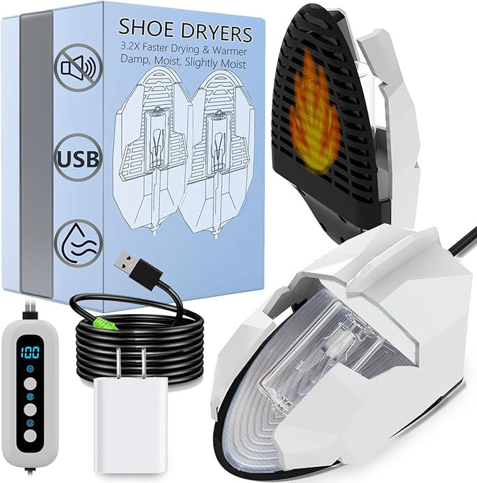 Shoe Dryer and Deodorizer, Boot Warmer & Mute Mode Heating Moisture Remover - Image 9