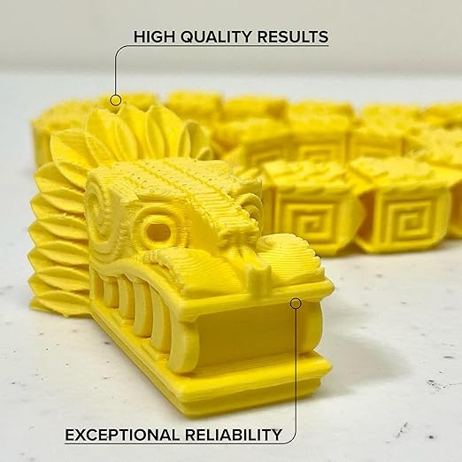 Panchroma PLA Lemon Yellow 3D Printer Filament, 1kg Spool, High Speed Printing - Image 3