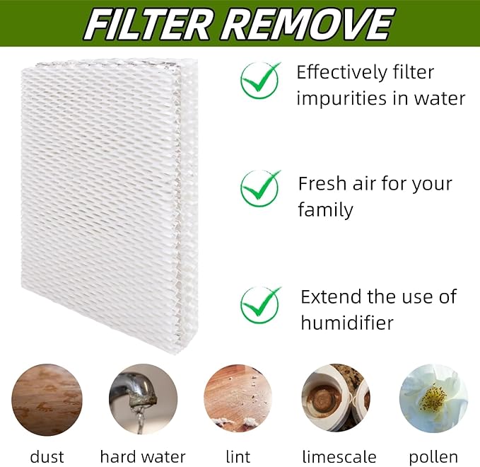 4 Pack MD1-0034 Replacement Humidifier Wick Filters Compatible - Image 4